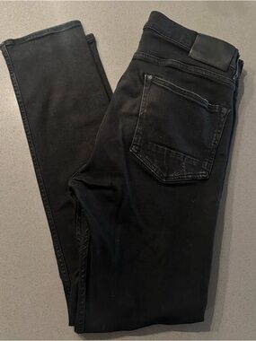 AllSaints Black Cigarette Skinny Jeans